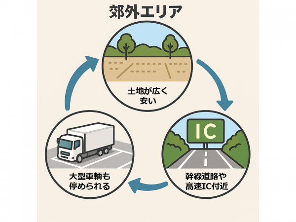 📦 大型物流倉庫 × 🍜 ラーメン屋──意外な“立地の共通点”を追う