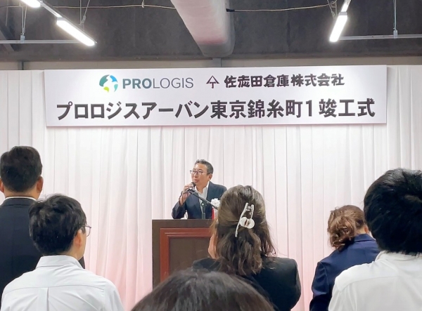 錦糸町倉庫　竣工式